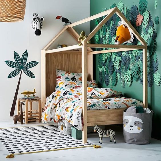 chambre-jungle-enfant-decoration-lit-idees-deco